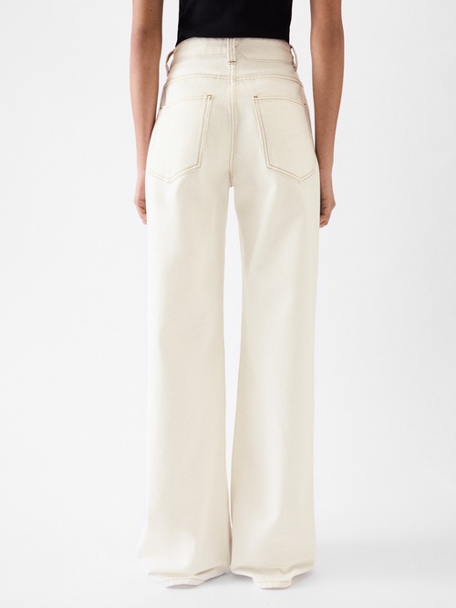 The wide de-N&icirc;mes denim pants