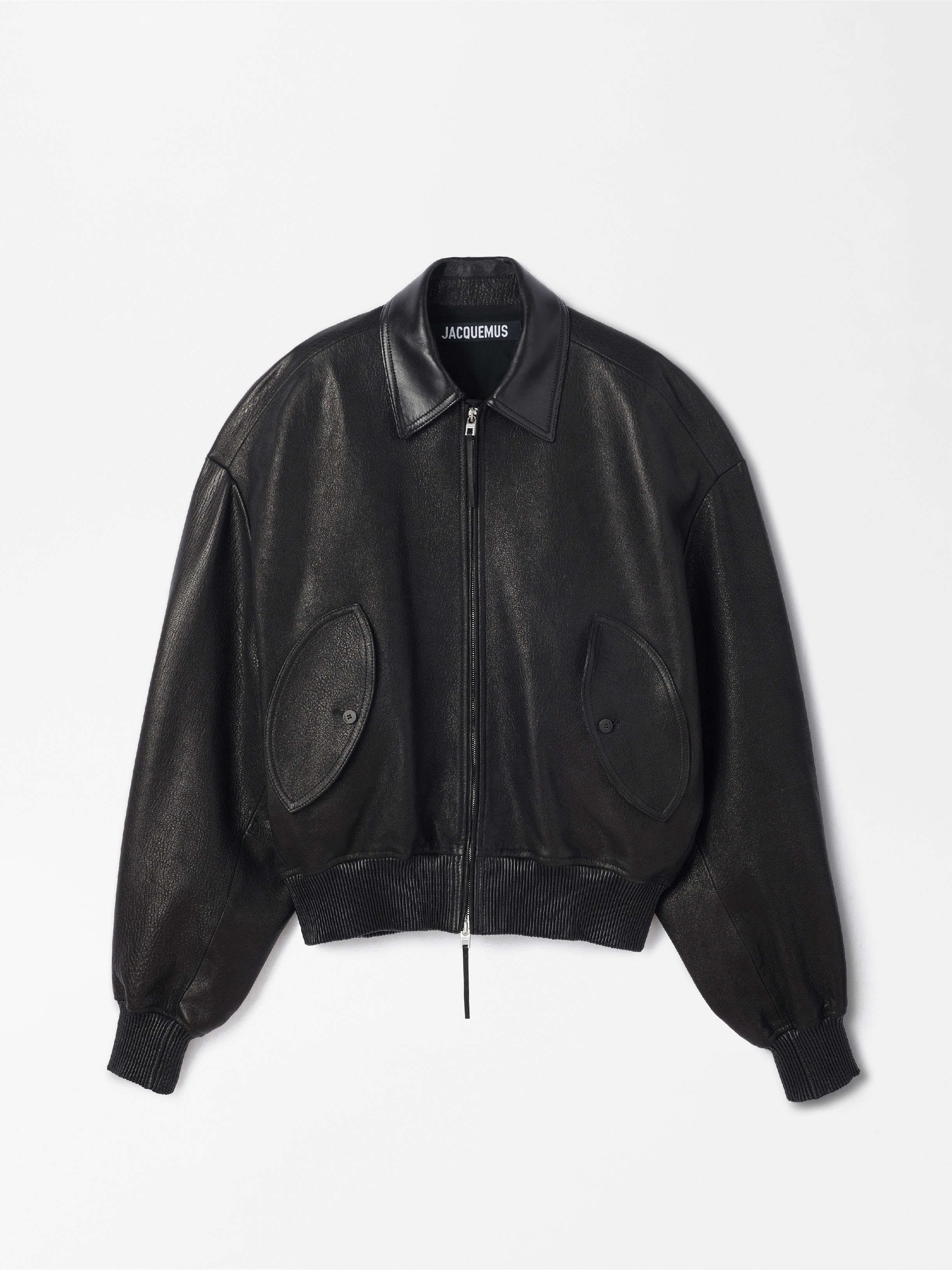 LE BLOUSON LOSANGE CUIR