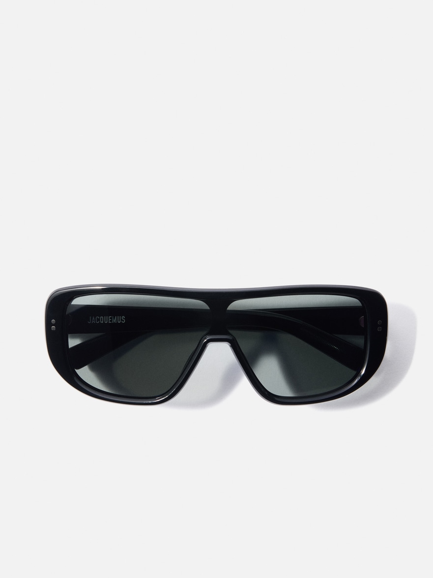 Jacquemus The 156 Sunglasses In Black