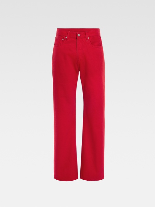 Los pantalones de denim rectos de-N&icirc;mes