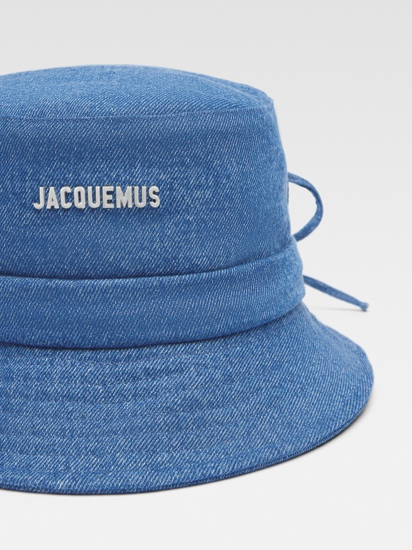Jacquemus Blue Cotton Sunhat main image 1