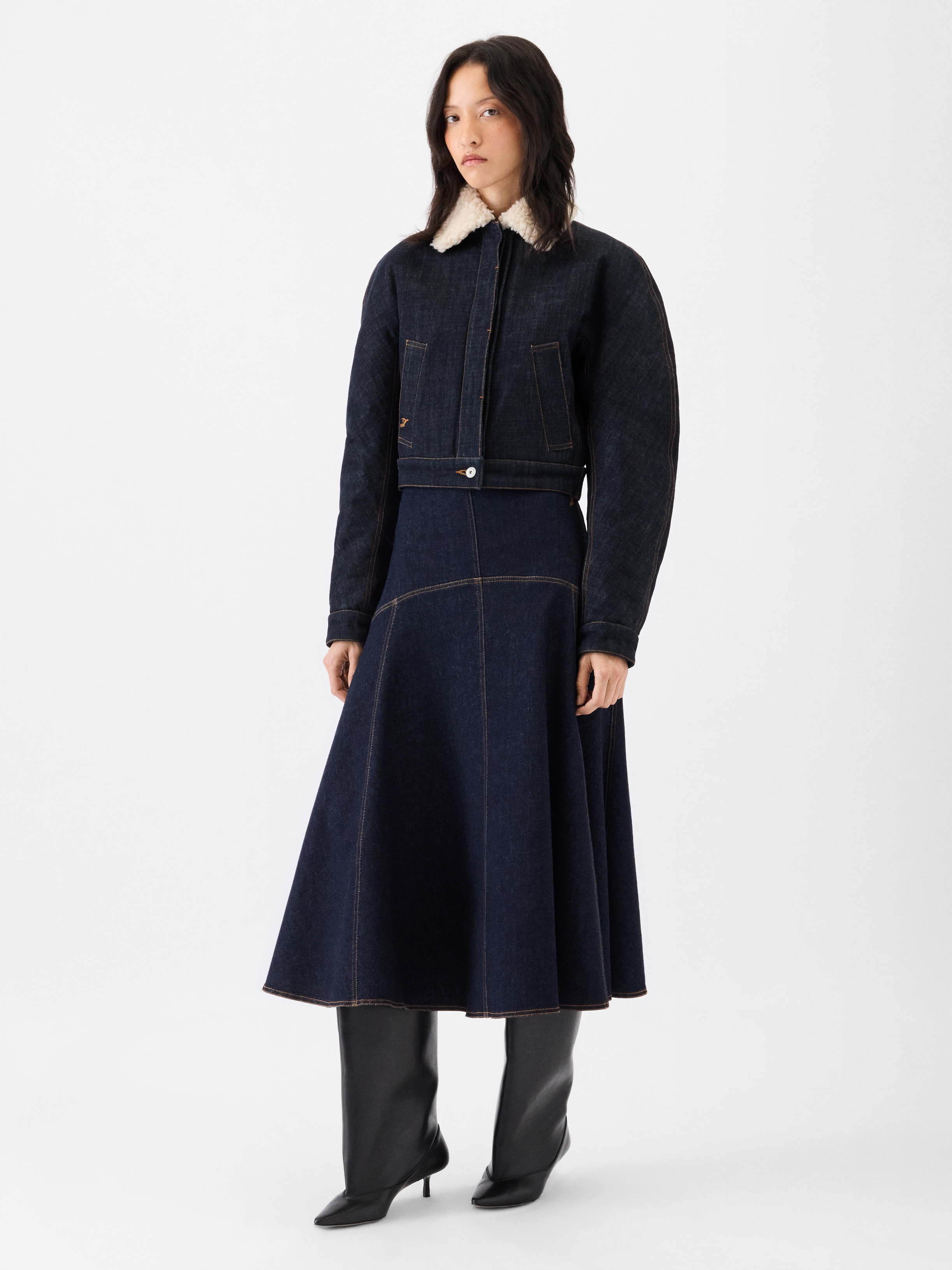 Ovalo de-Nîmes デニムボンバージャケット by JACQUEMUS