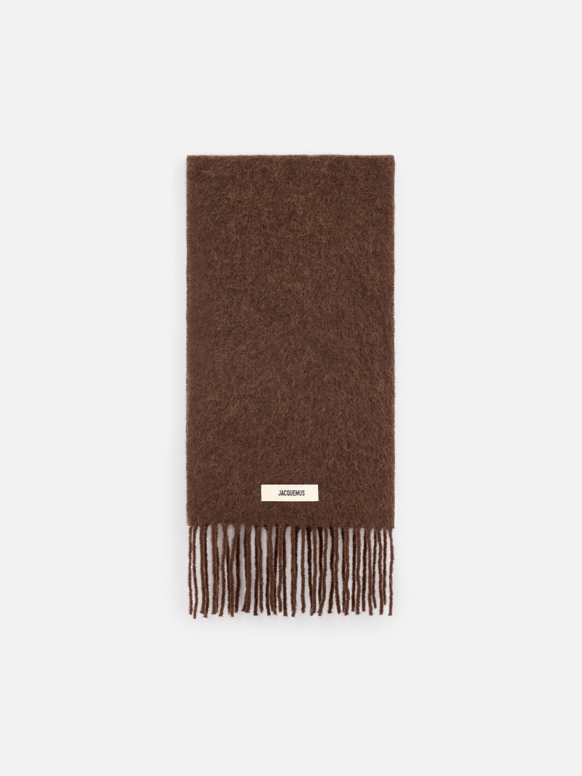 L'ECHARPE CARRO jacquemus ジャックムス JACQUEMUS L'echarpe Carro in Brown | FWRD