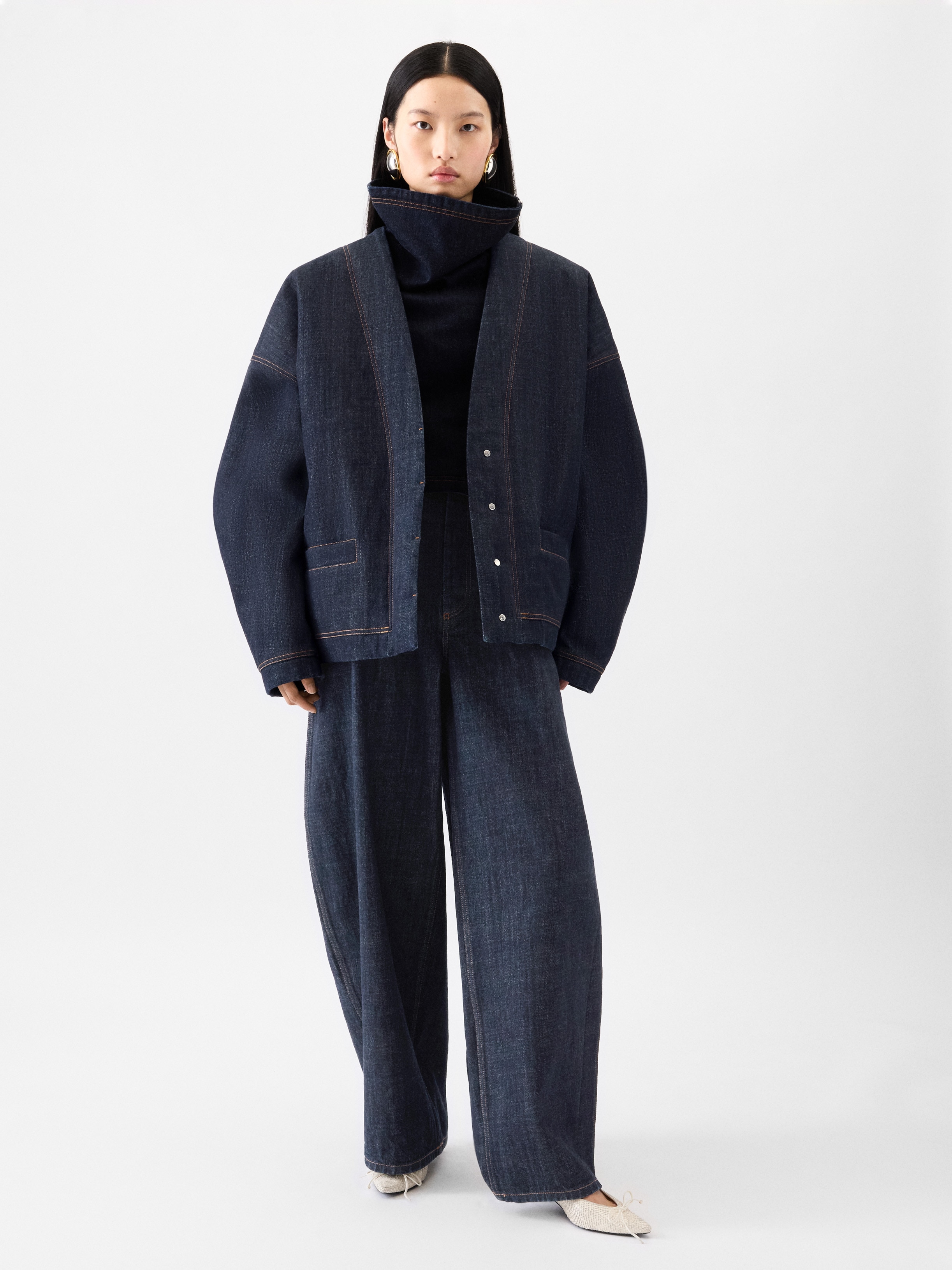 The de-Nîmes denim cardigan by JACQUEMUS | Official website