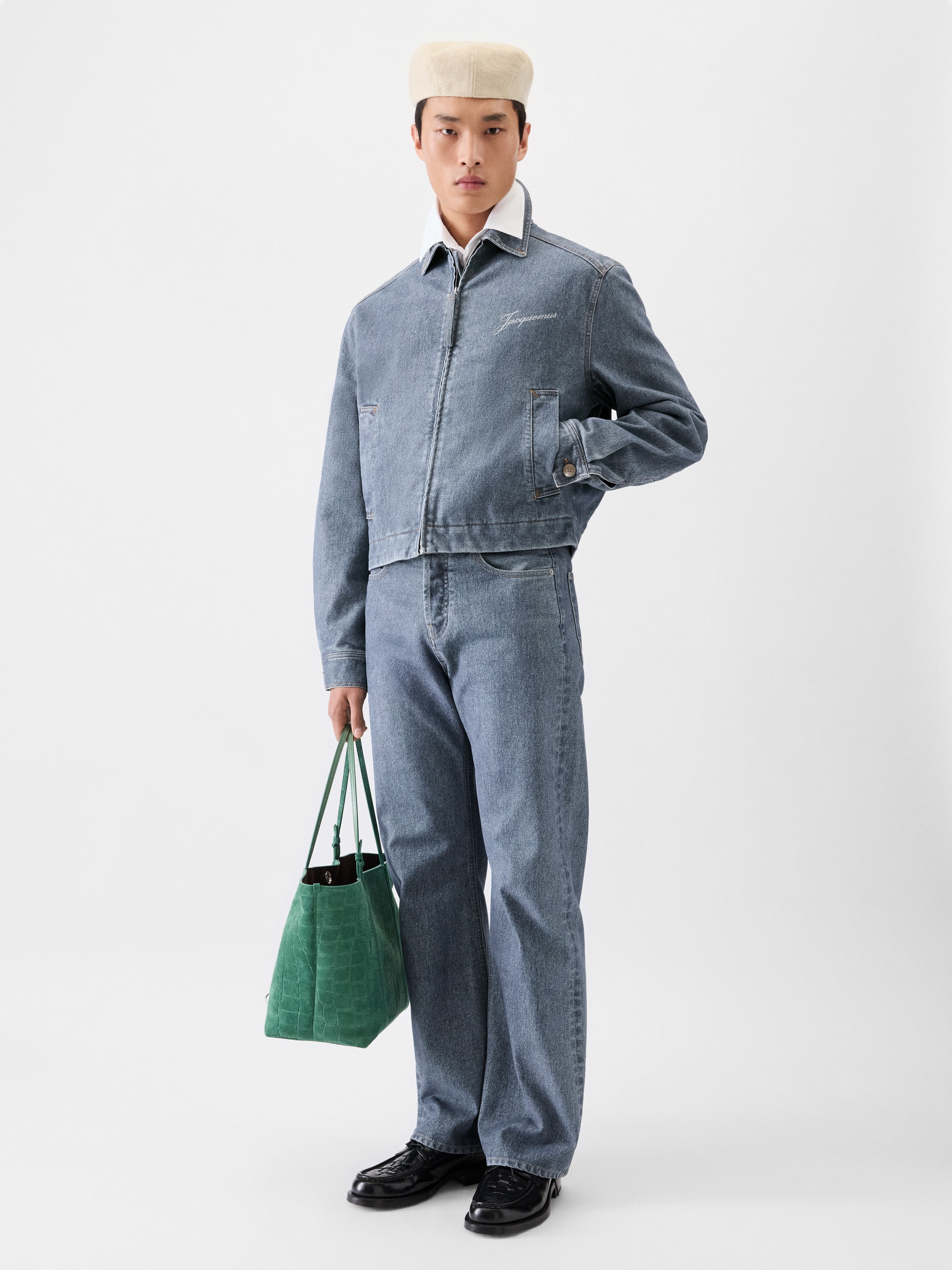 The Canevas de-Nîmes denim jacket by JACQUEMUS | Official website